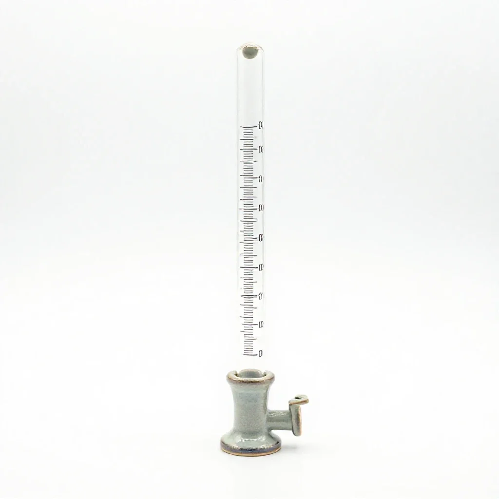 Burette isolated on a white background