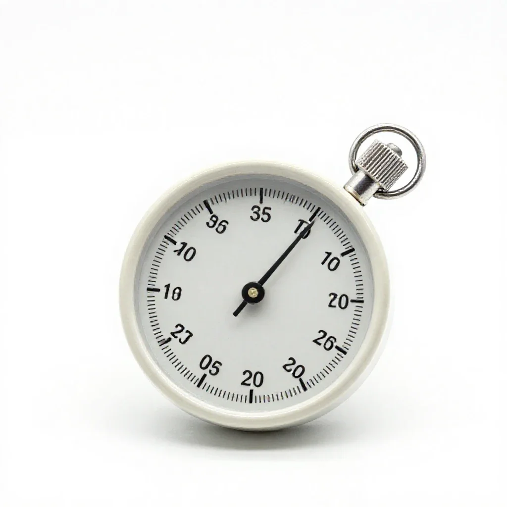 Chronoscope isolated on a white background