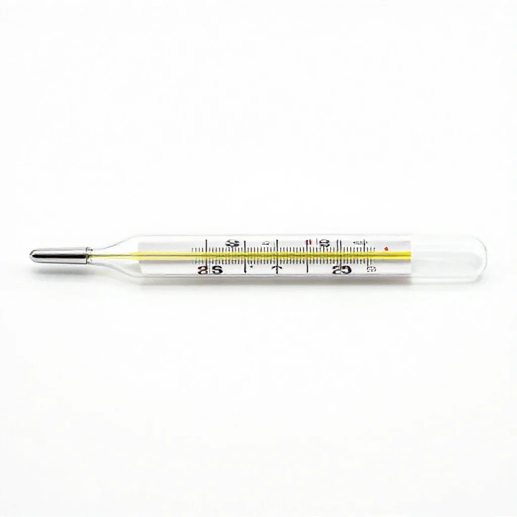 Clinical thermometer isolated on a white background