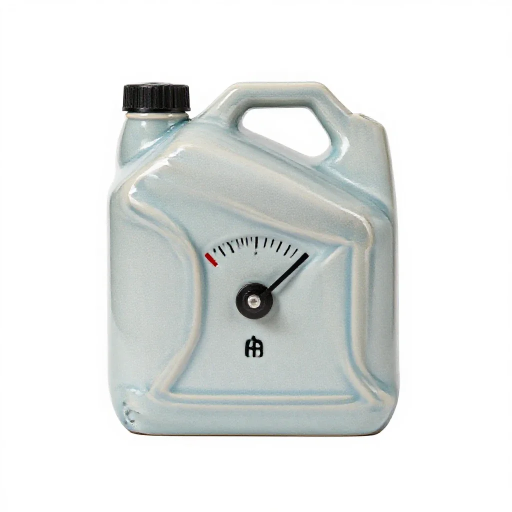 Gasoline gauge isolated on a white background
