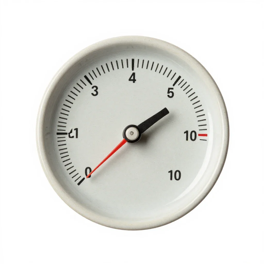 Gauge isolated on a white background