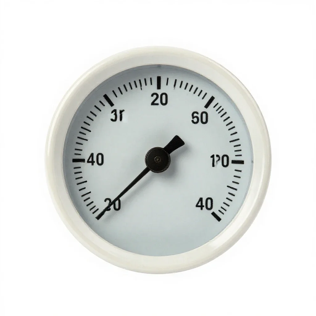 Machmeter isolated on a white background