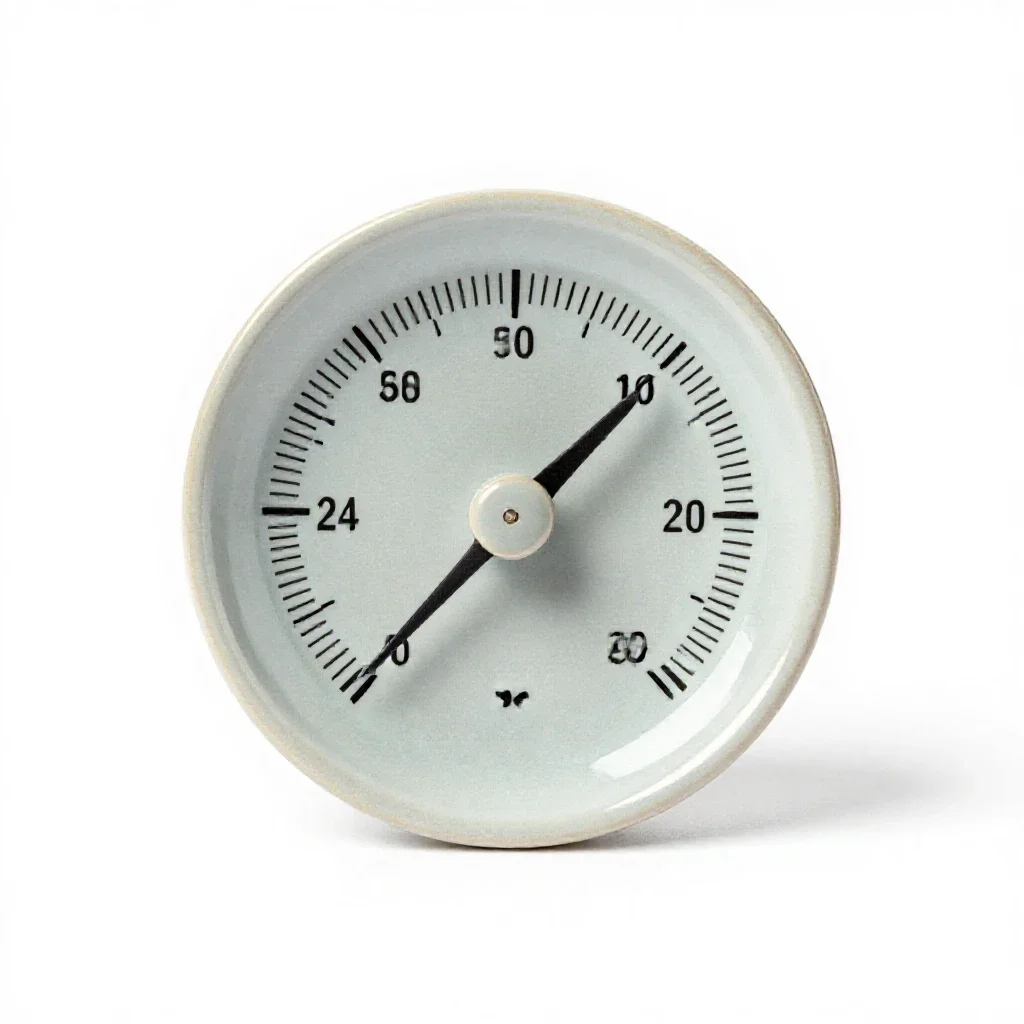 Magnetometer isolated on a white background