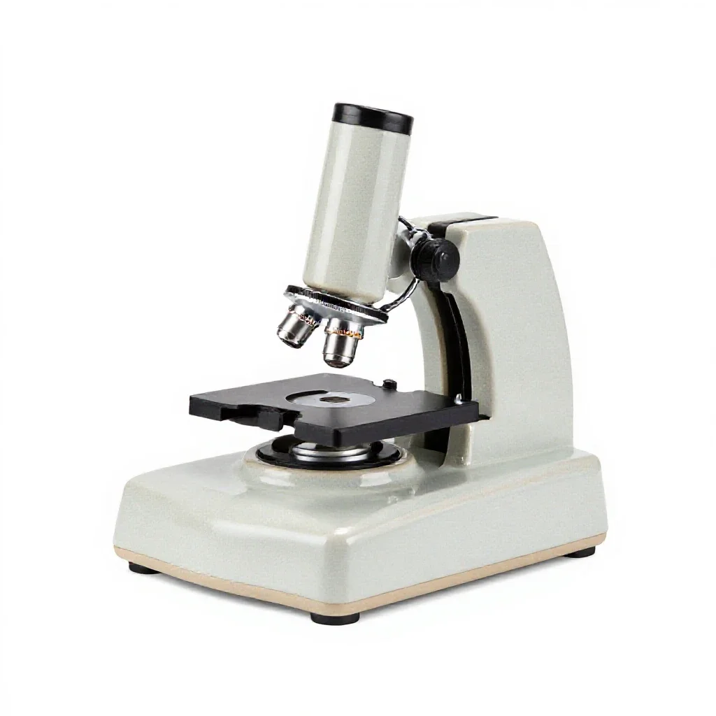 Microtome isolated on a white background