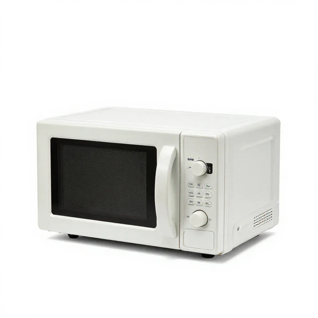 Microwave diathermy machine isolated on a white background