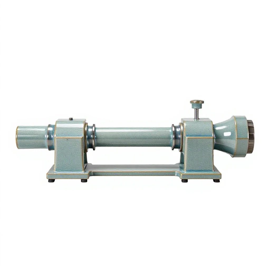 Proton accelerator isolated on a white background