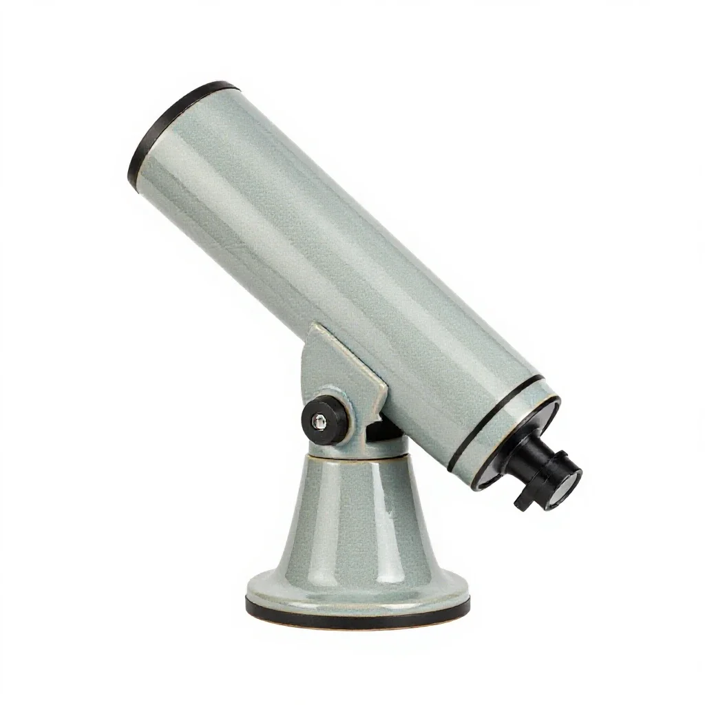 Solar telescope isolated on a white background