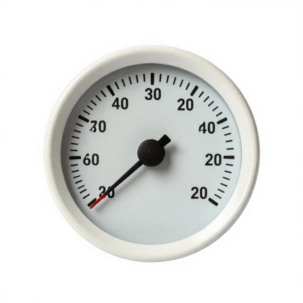 Speedometer isolated on a white background