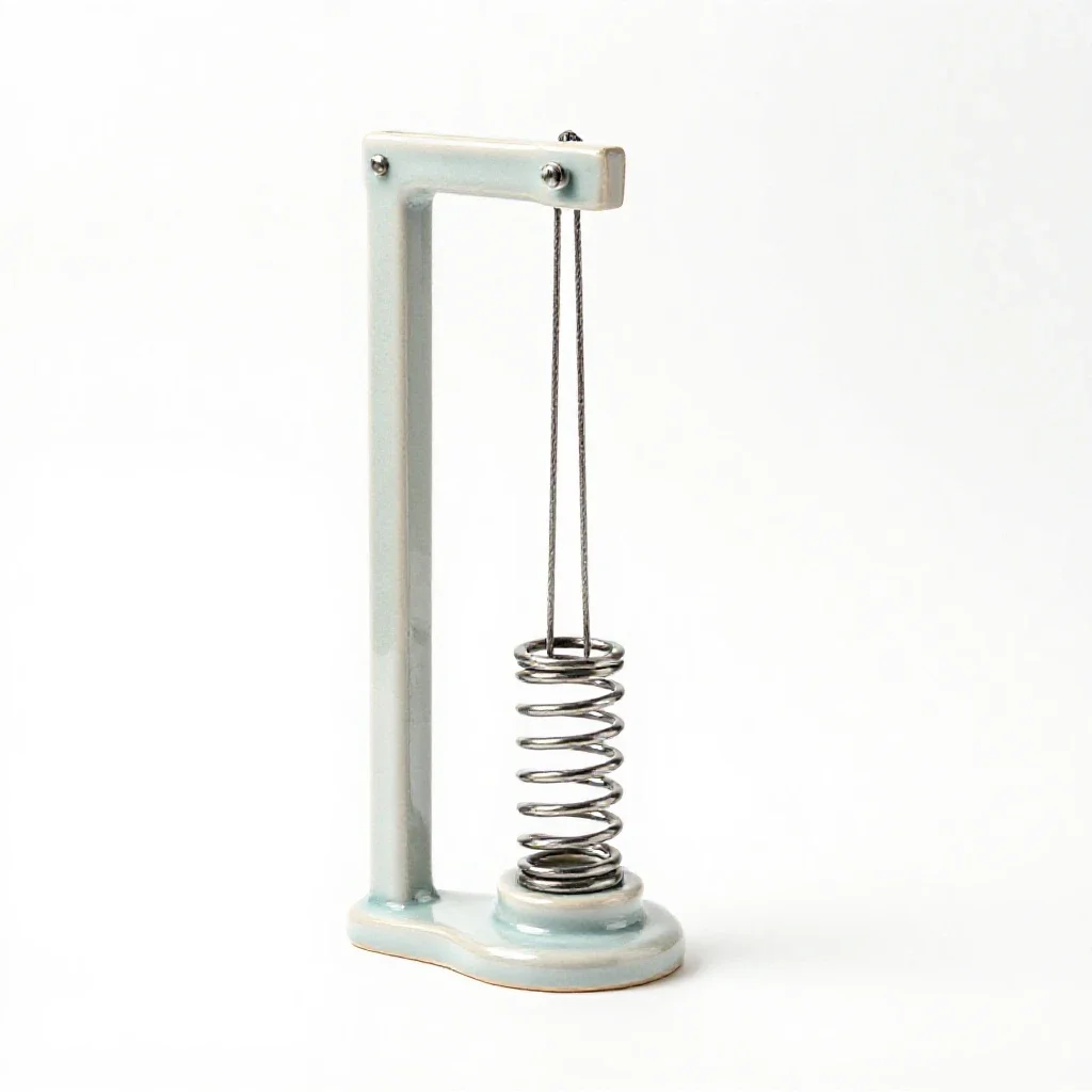 Spring balance isolated on a white background