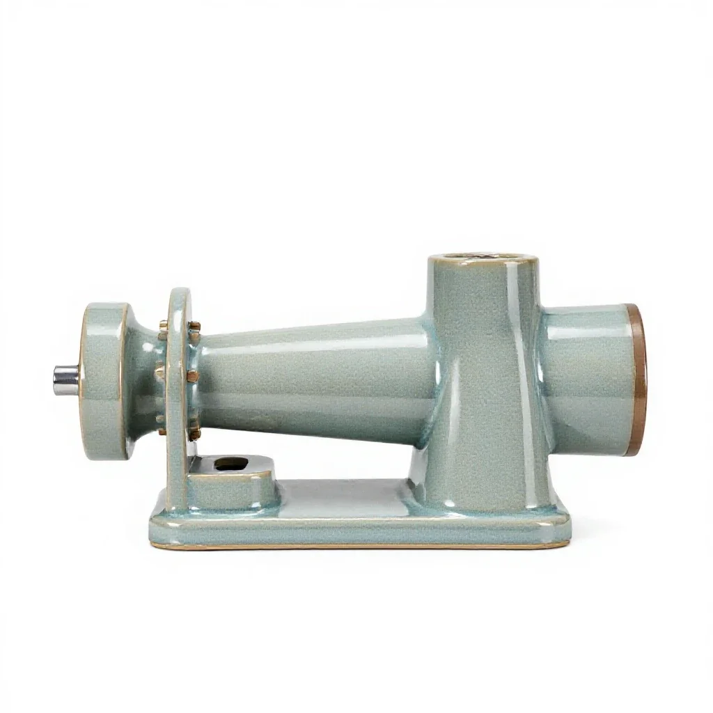 Synchrocyclotron isolated on a white background
