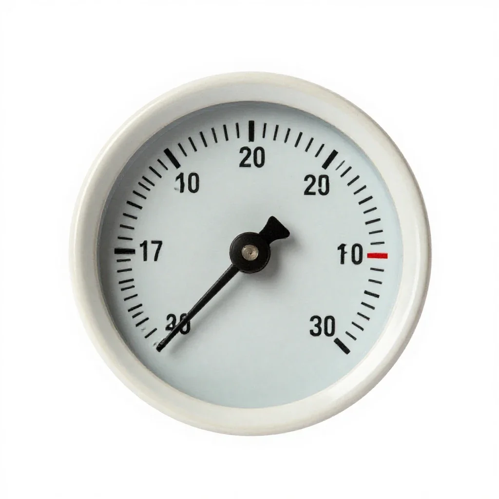 Tachometer isolated on a white background