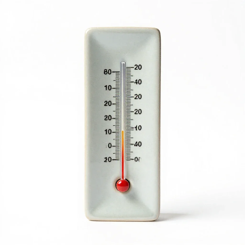 Thermograph isolated on a white background