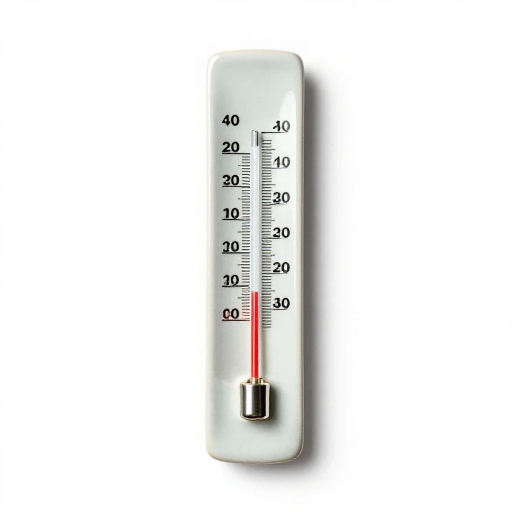 Thermometer isolated on a white background