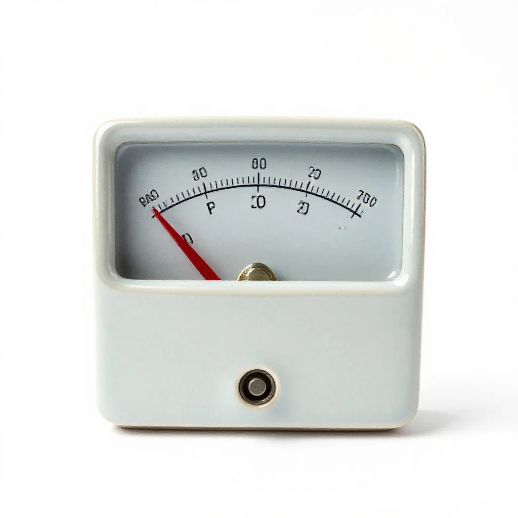 Voltmeter isolated on a white background