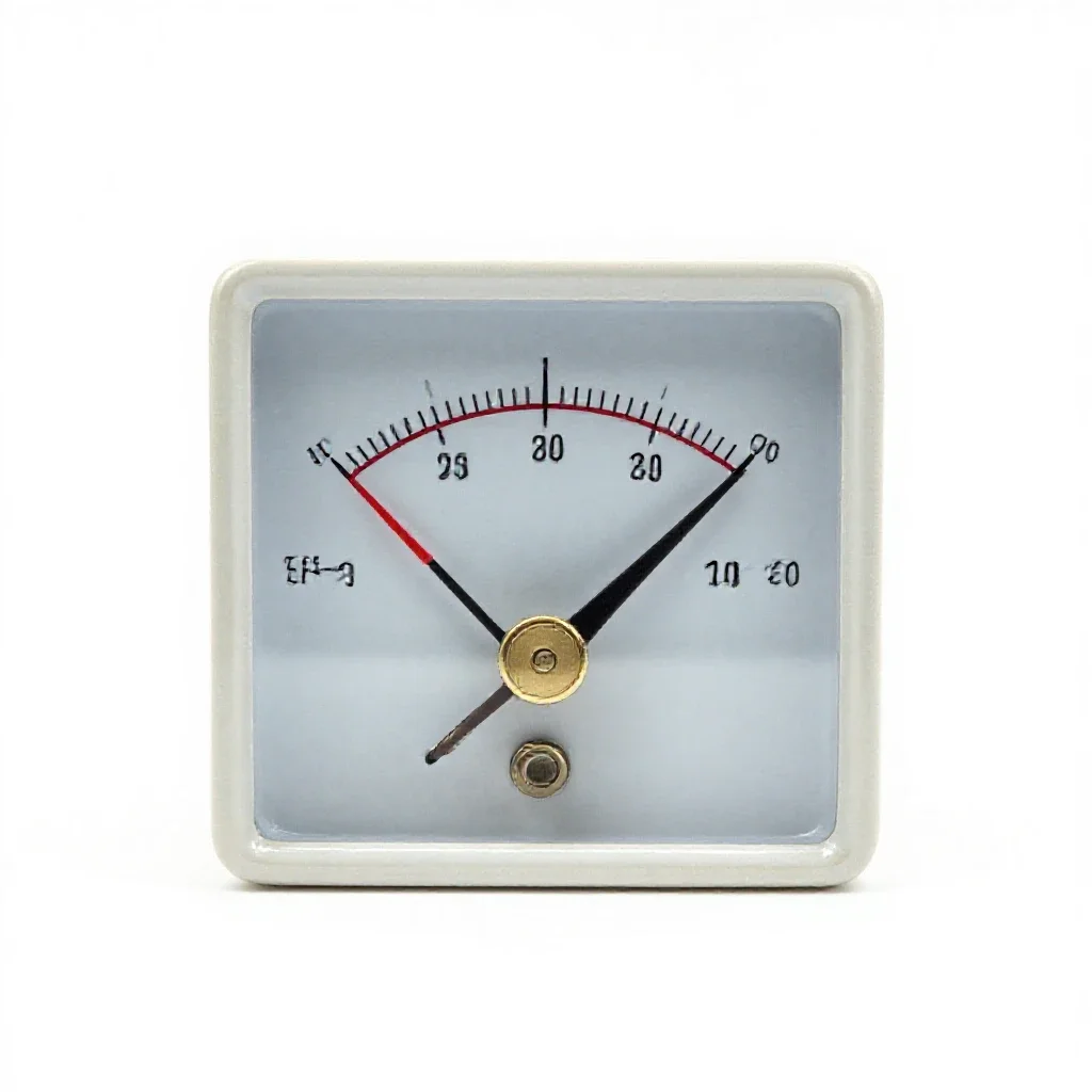 Wattmeter isolated on a white background