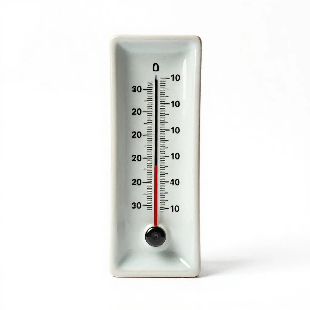 Weatherglass isolated on a white background
