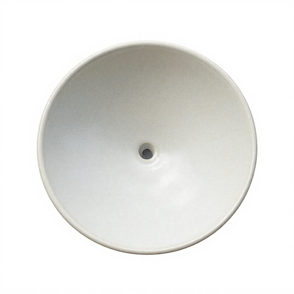 Early warning radar isolated on a white background