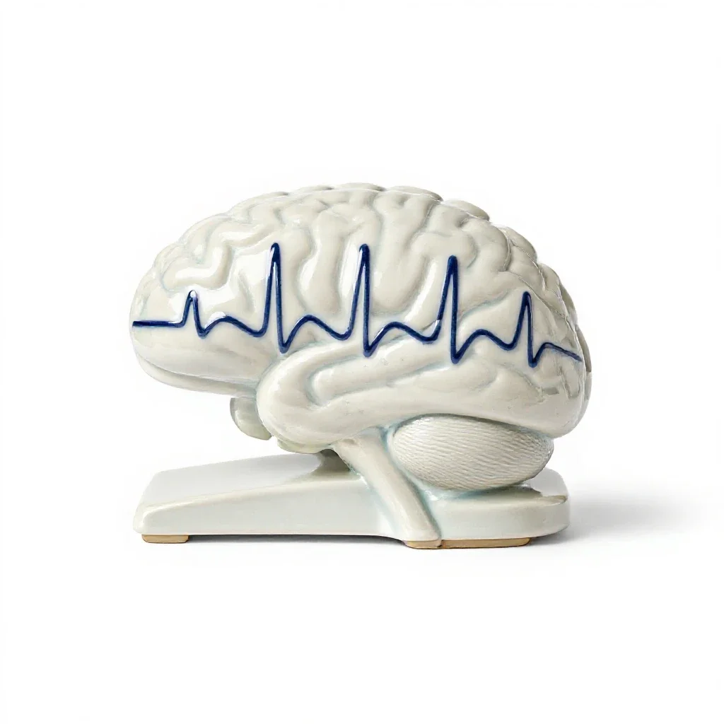Electroencephalograph isolated on a white background