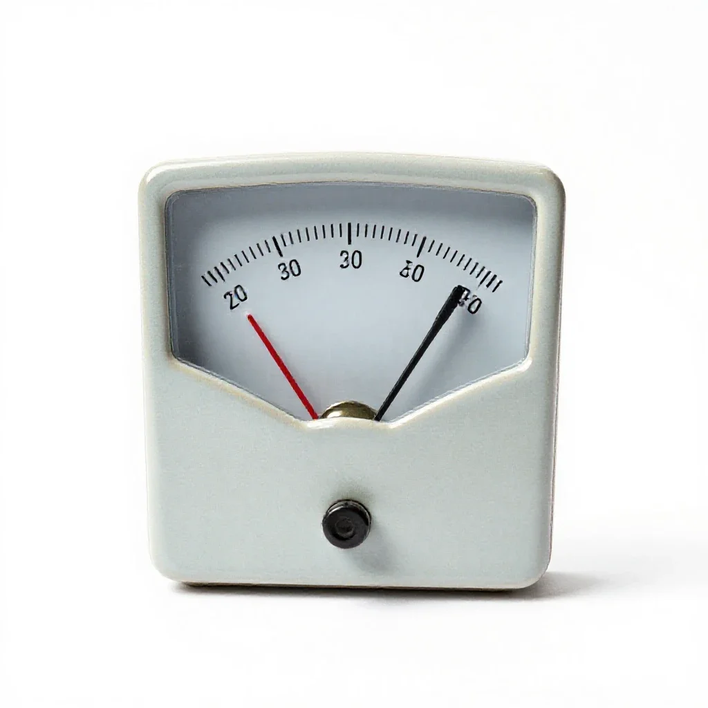 Electrometer isolated on a white background