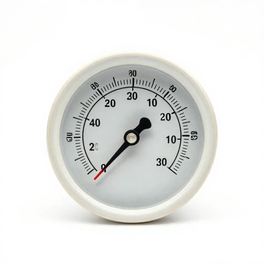 Oven thermometer isolated on a white background