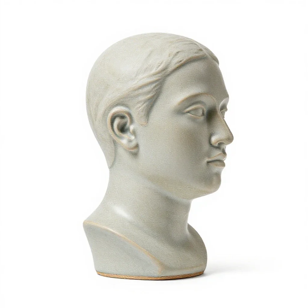 Bust isolated on a white background
