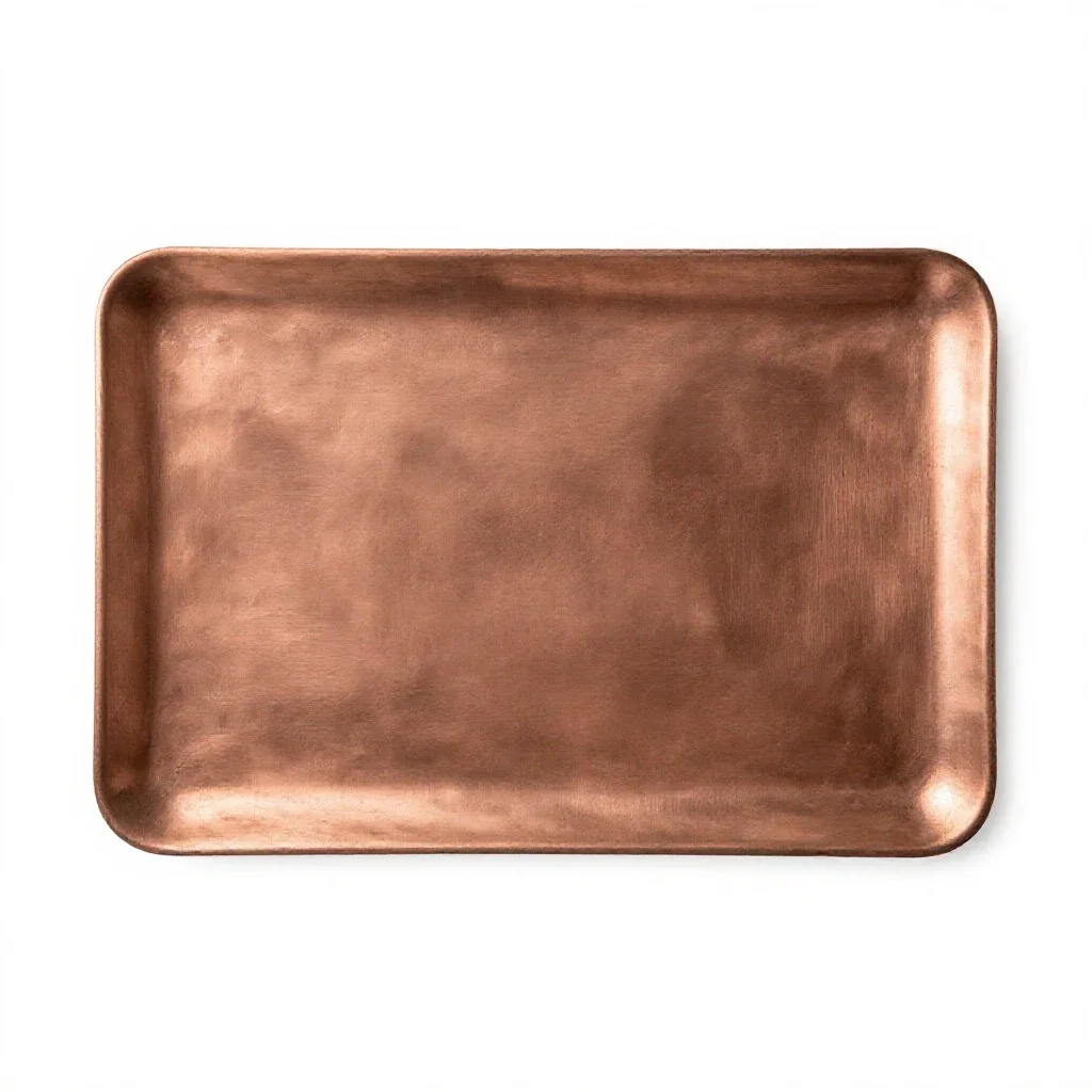 Copperplate isolated on a white background