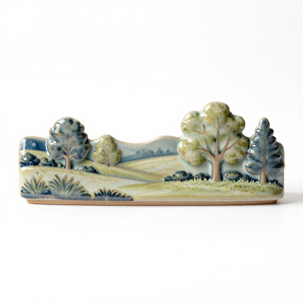 Landscape isolated on a white background