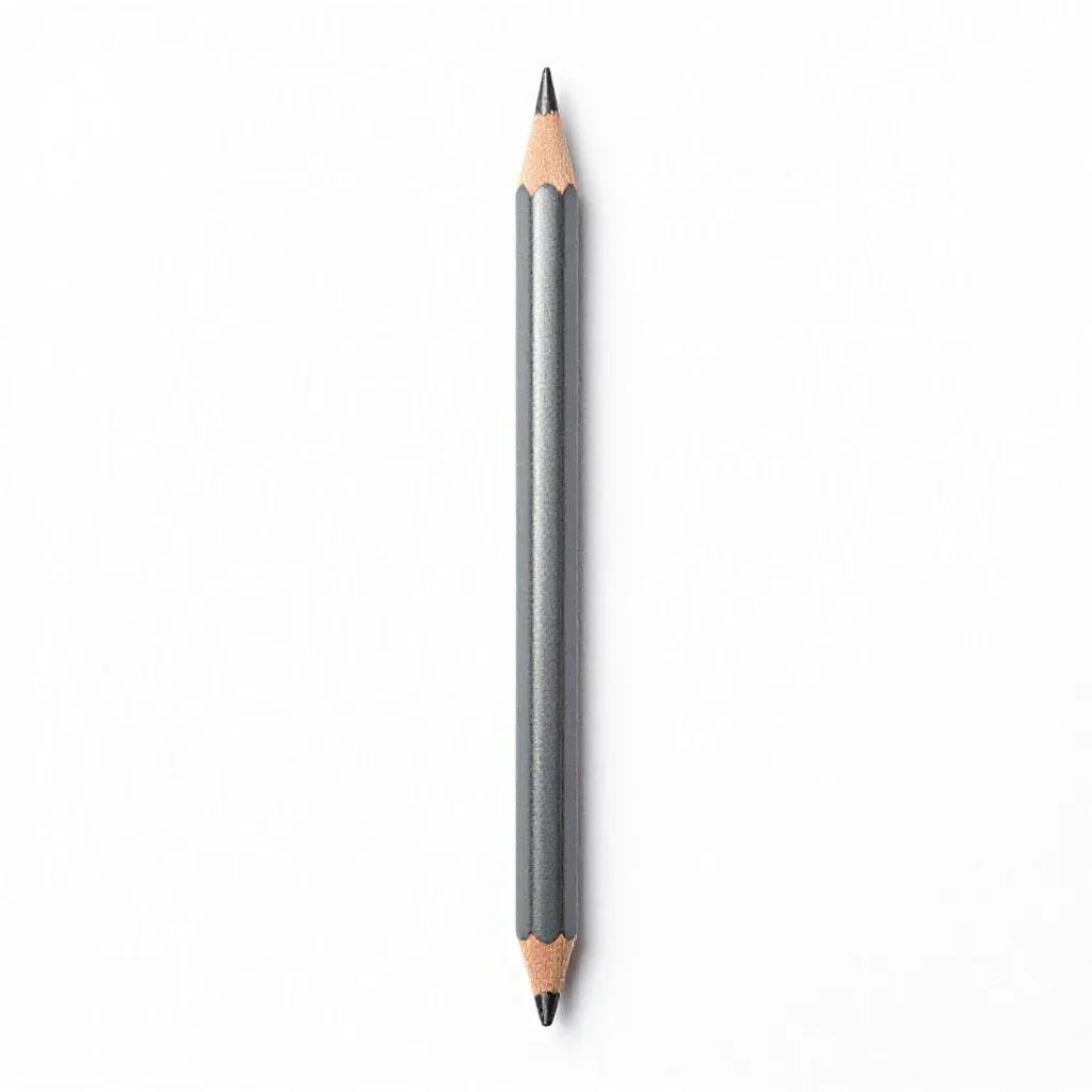 Lead pencil isolated on a white background