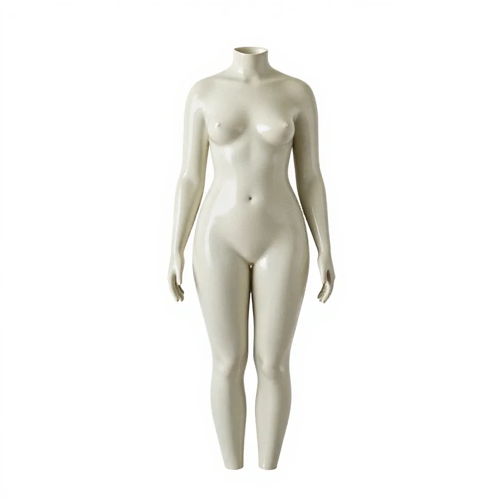 Nude isolated on a white background