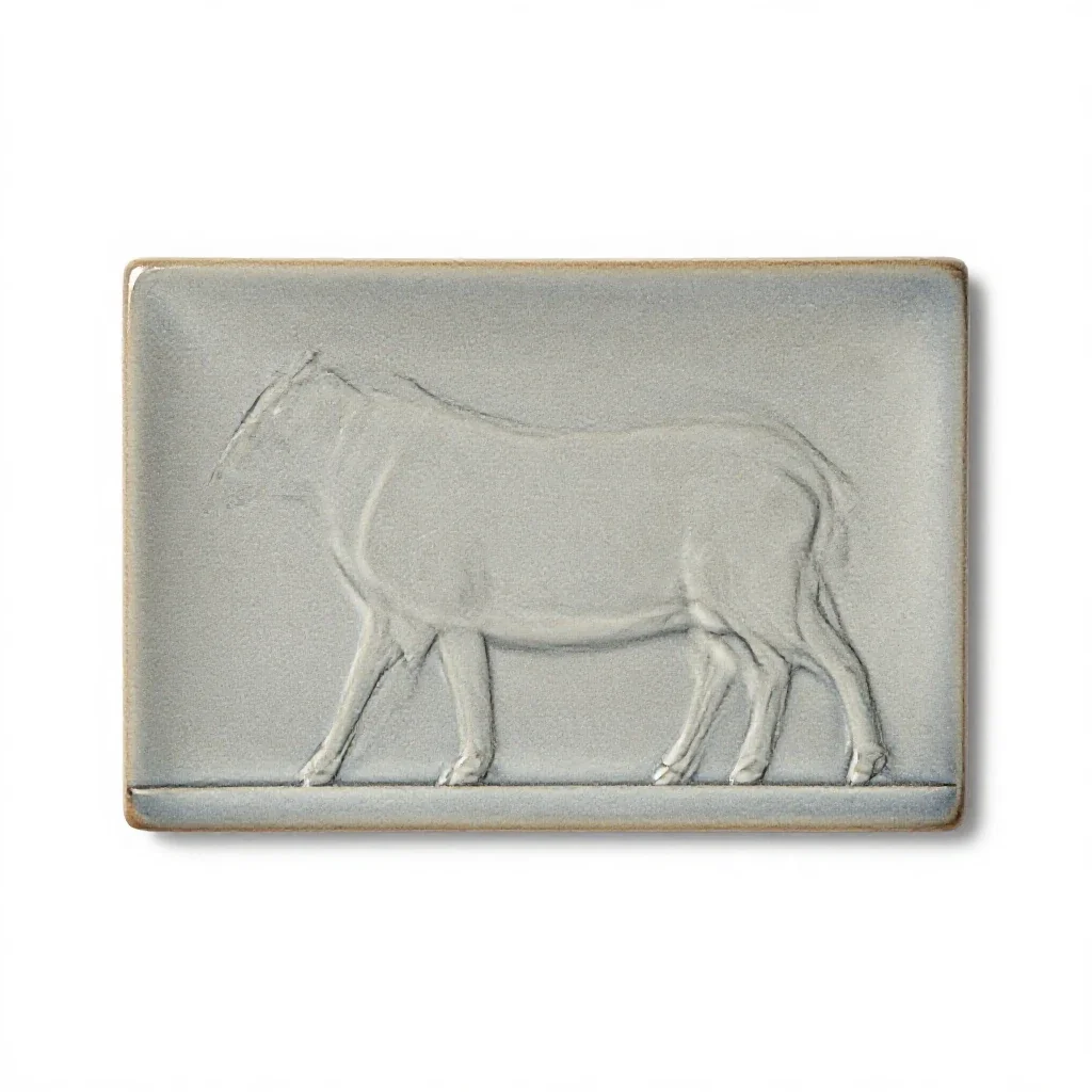 Steel engraving isolated on a white background