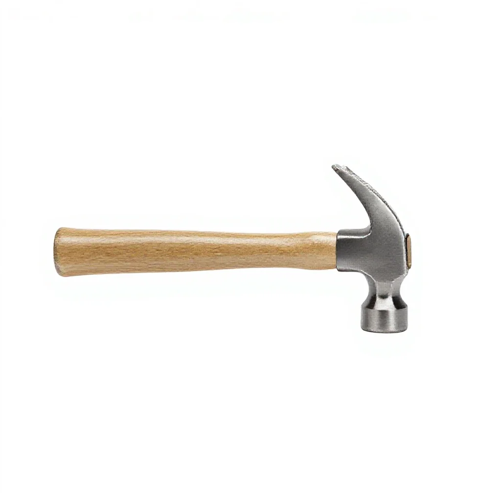 Ball-peen hammer isolated on a white background