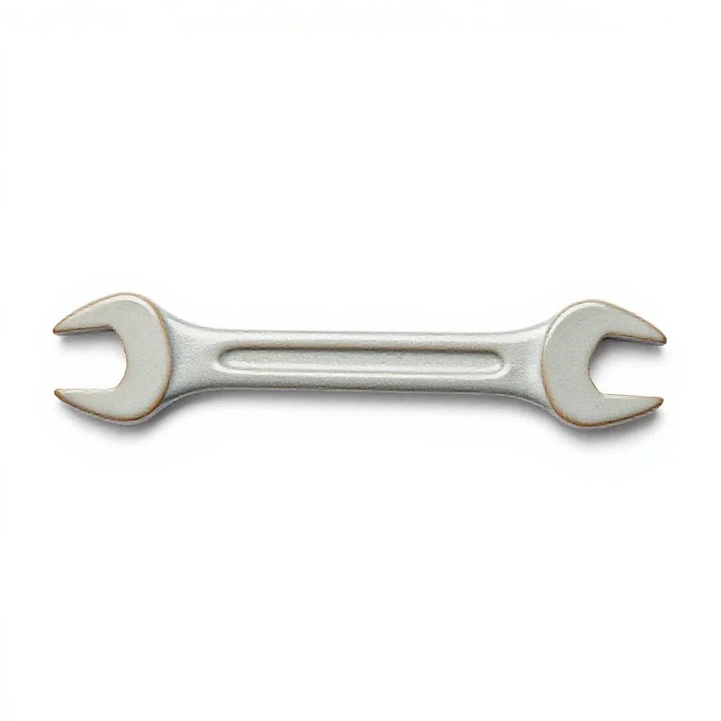 Box wrench isolated on a white background