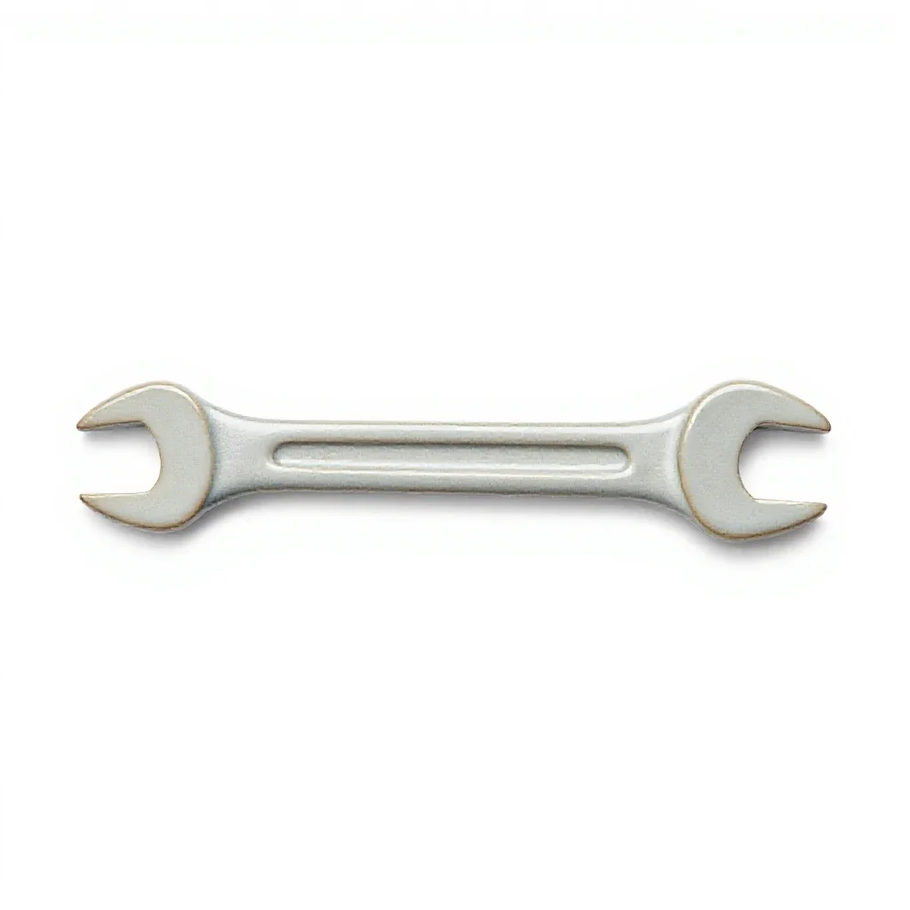 Brace wrench isolated on a white background