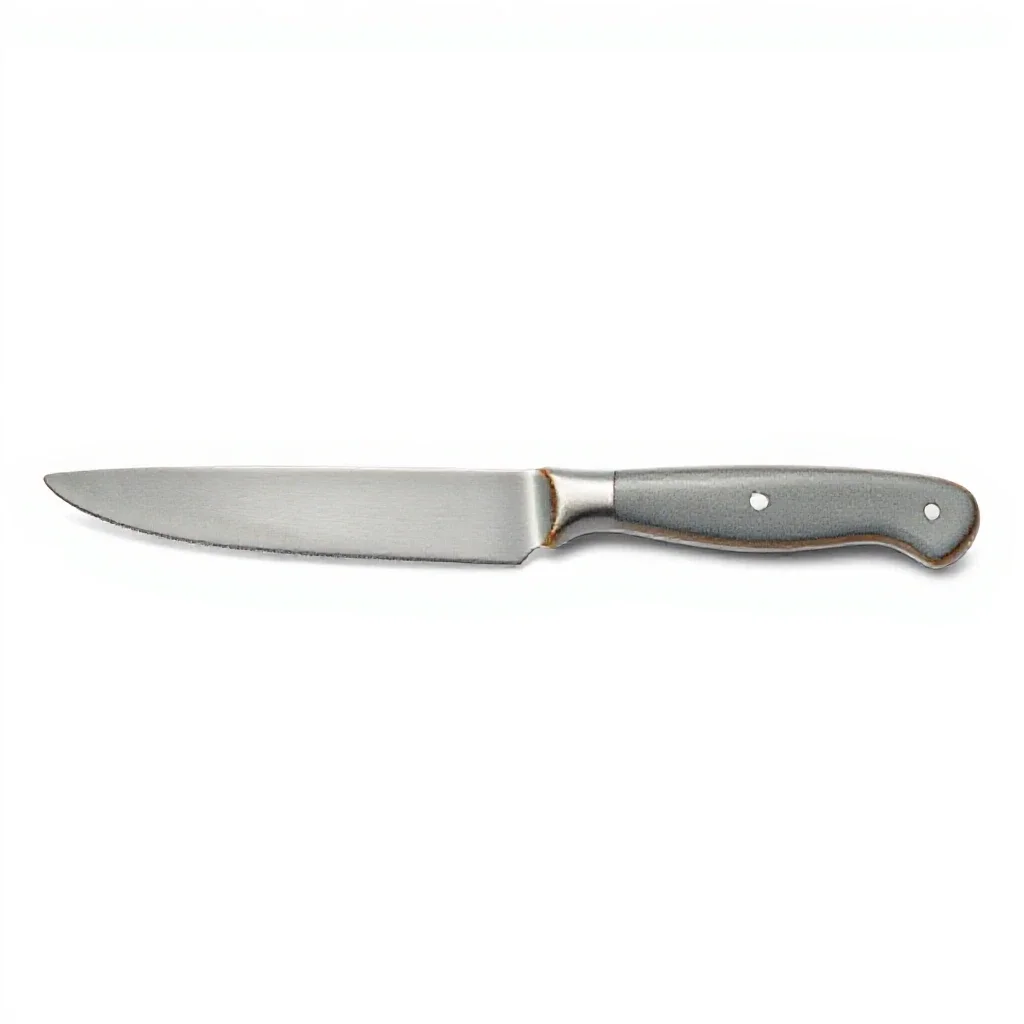 Bread knife isolated on a white background