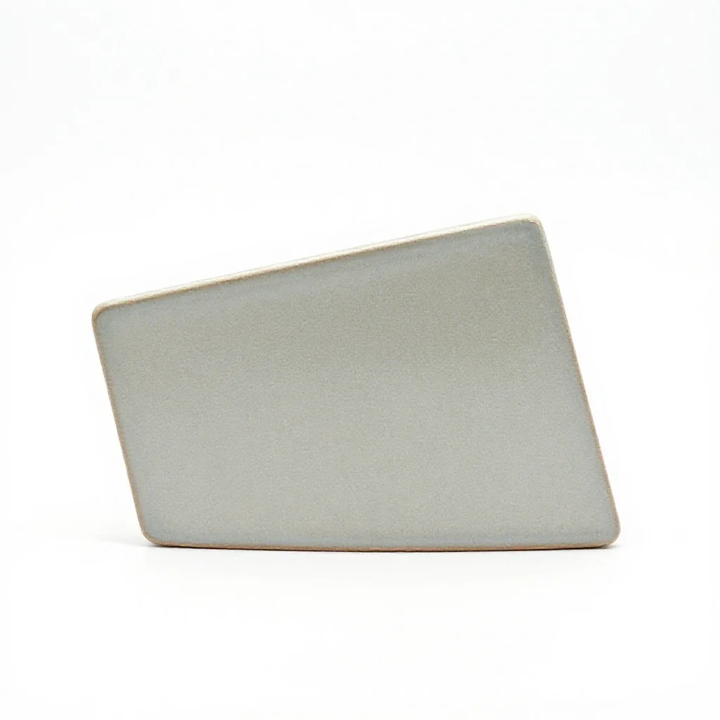 Chamfer plane isolated on a white background