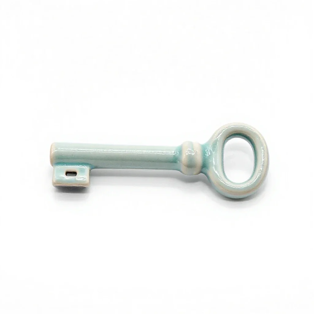 Church key isolated on a white background