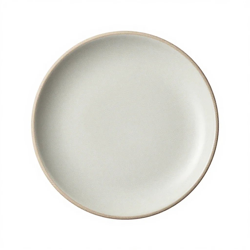 Circular plane isolated on a white background
