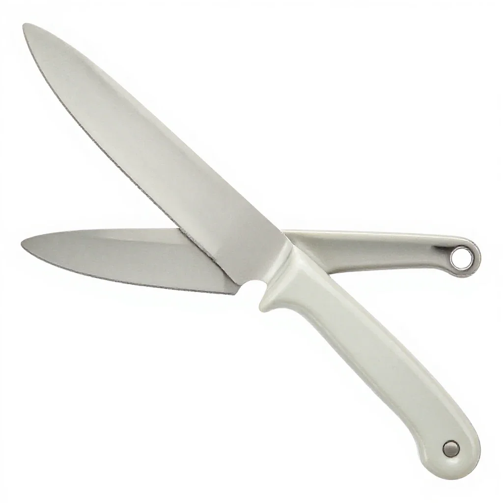 Clasp knife isolated on a white background