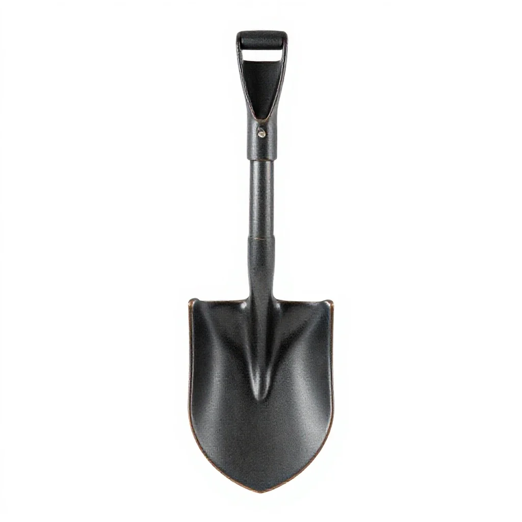 Coal shovel isolated on a white background