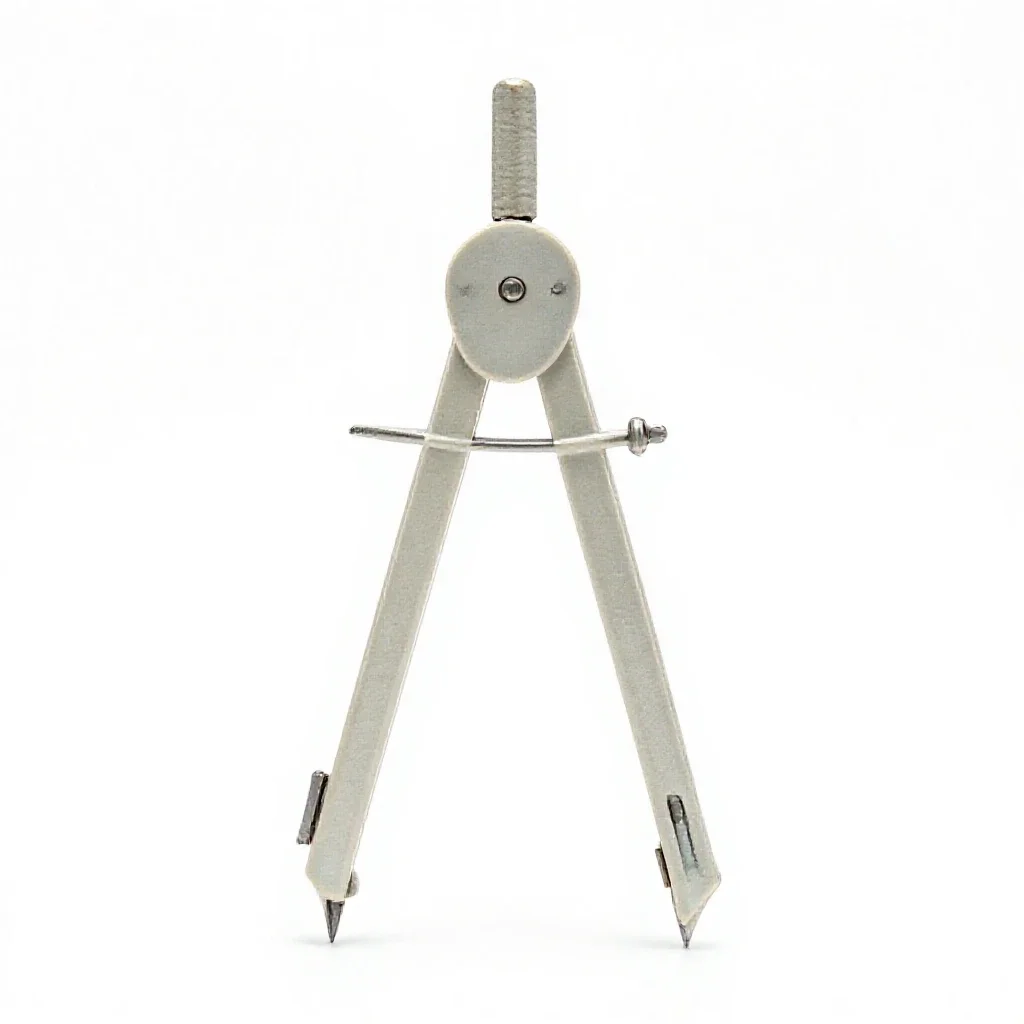 Compass saw isolated on a white background