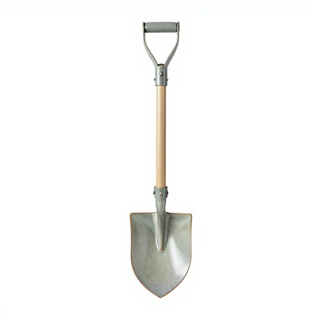 Ditch spade isolated on a white background