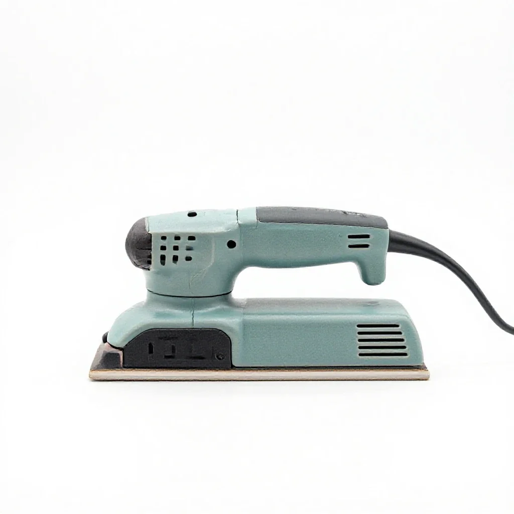 Drum sander isolated on a white background