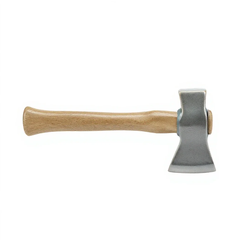 Half hatchet isolated on a white background