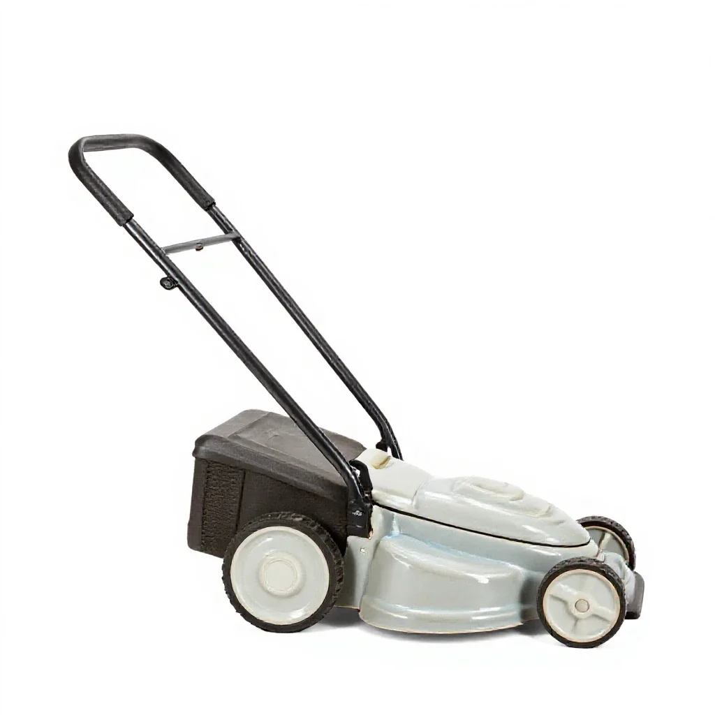 Hand mower isolated on a white background