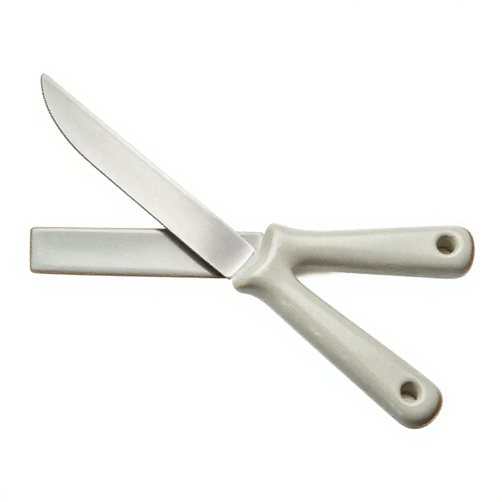Linoleum knife isolated on a white background