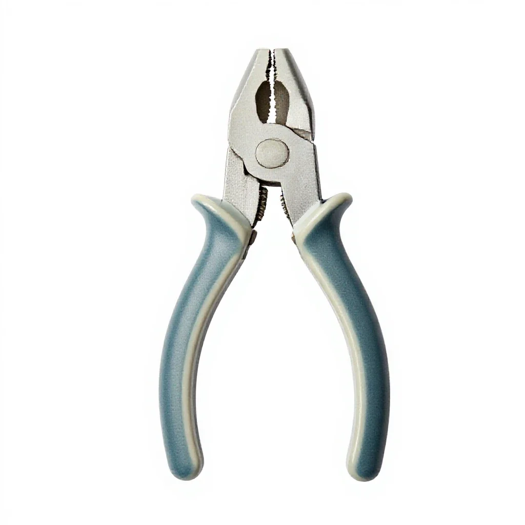 Locking pliers isolated on a white background