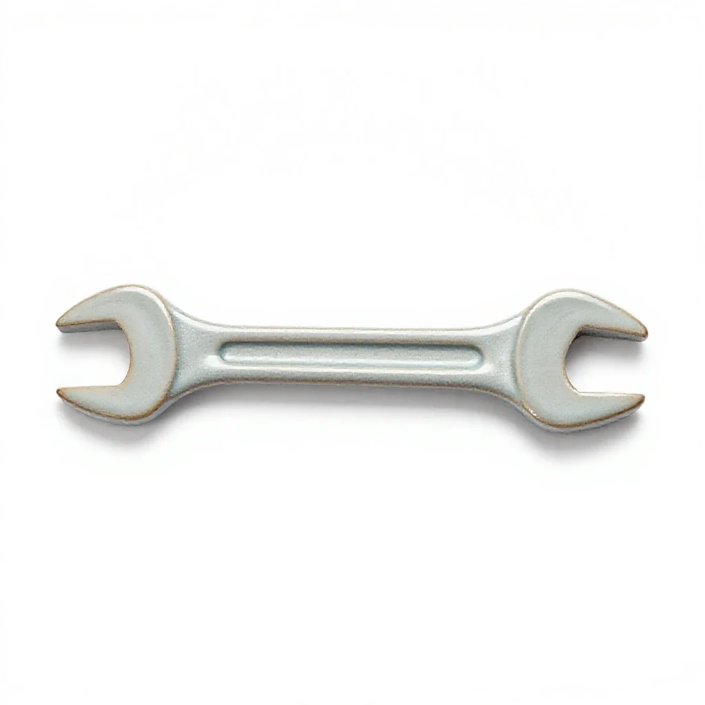 Lug wrench isolated on a white background