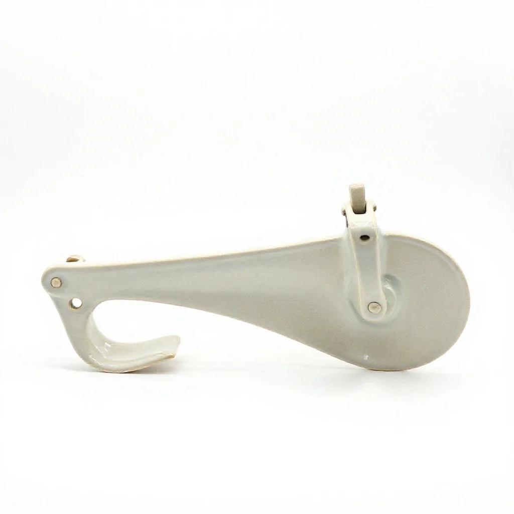 Moldboard plow isolated on a white background