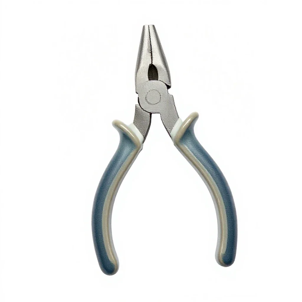 Needlenose pliers isolated on a white background