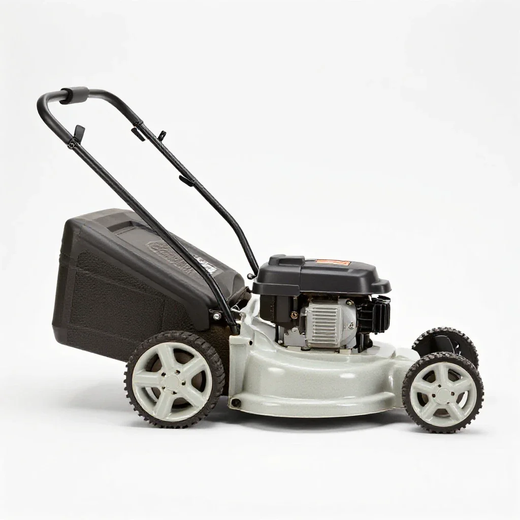 Power mower isolated on a white background